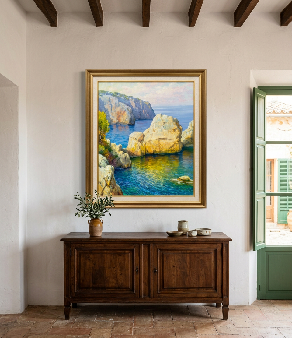 Mar en calma en Cala Deià - Guillem Gil