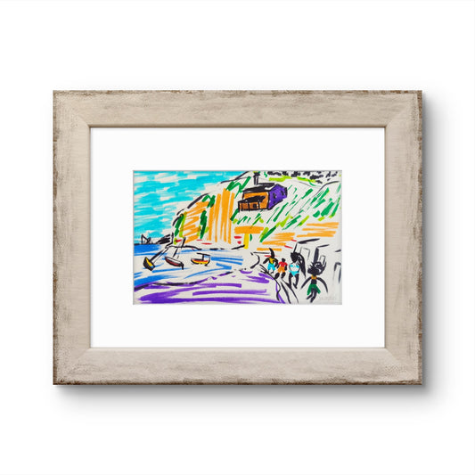 Familia en Port d'es Canonge