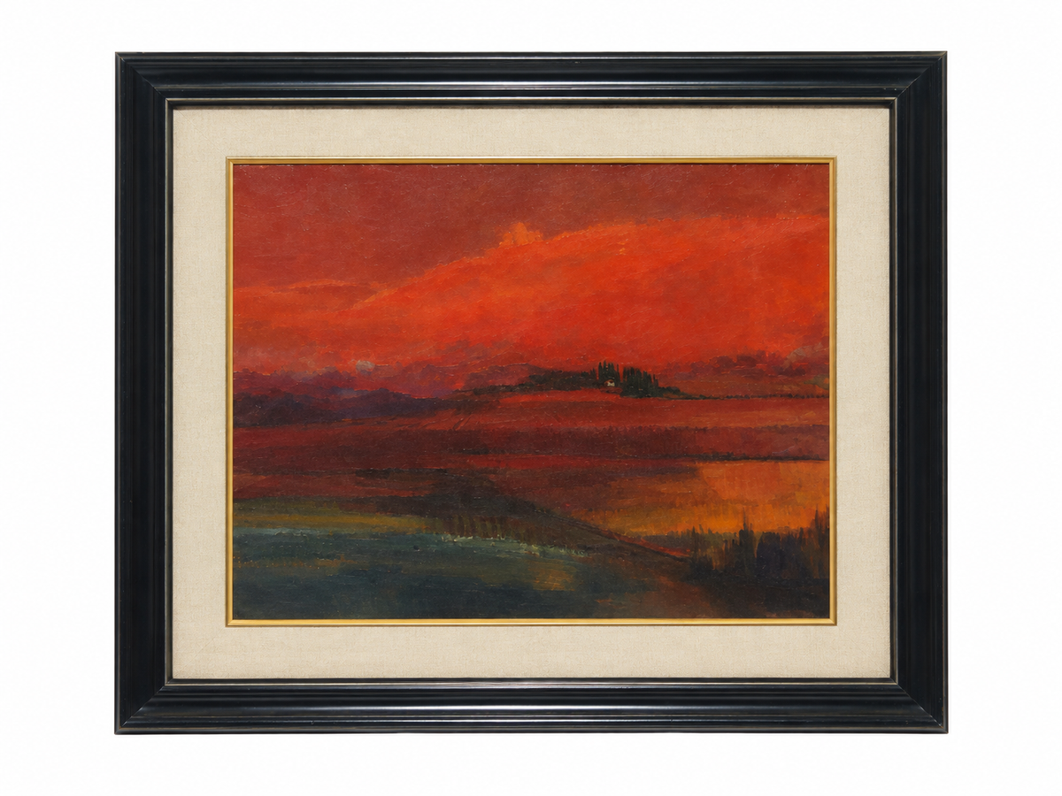 Atardecer rojo - Antonio Alzamora