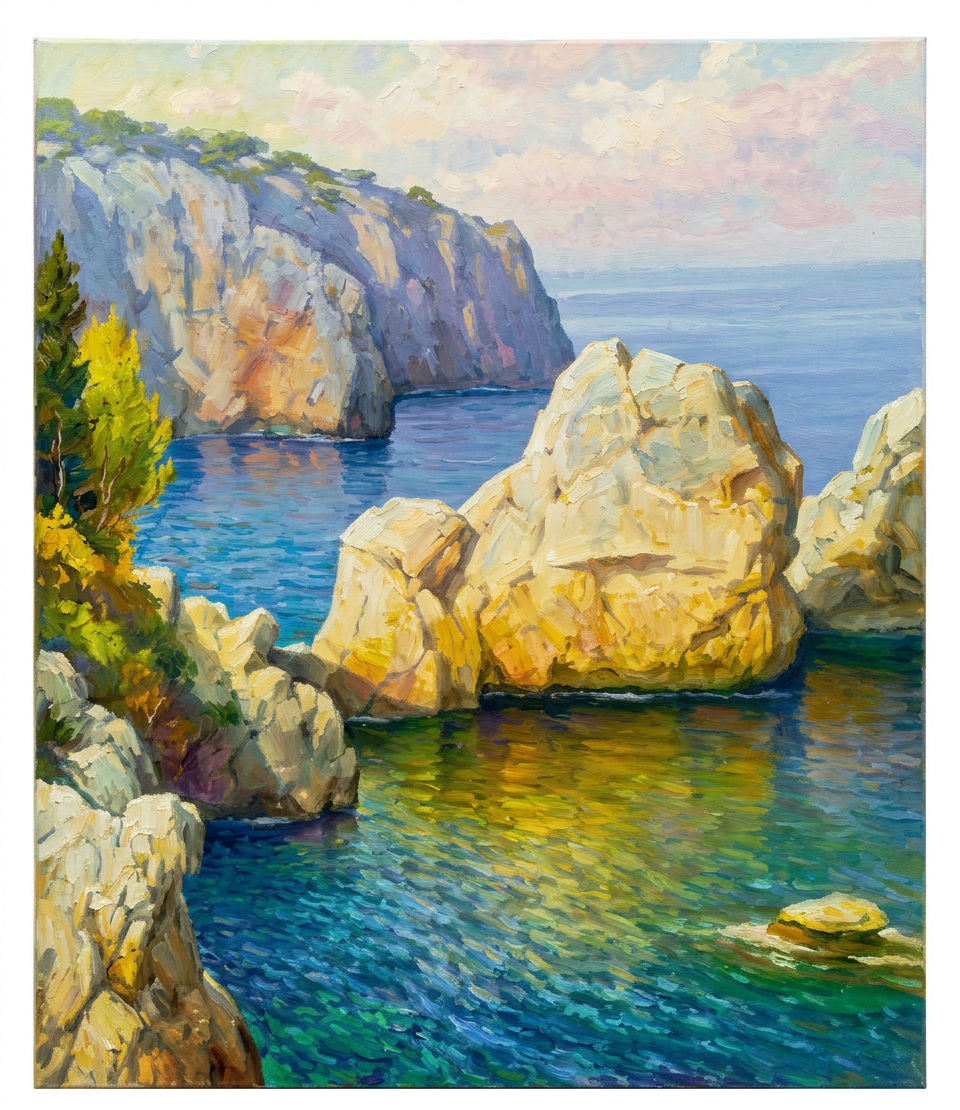 Mar en calma en Cala Deià - Guillem Gil