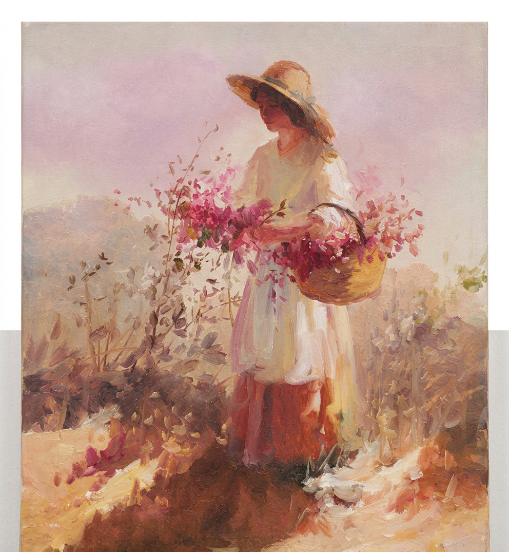 Mujer en el jardín I - J. Fandos