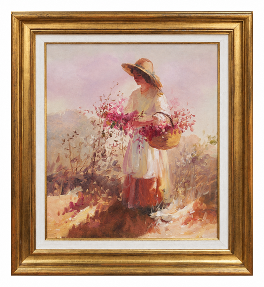 Mujer en el jardín I - J. Fandos