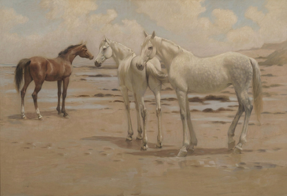 Caballos en la playa — Tomás Horrach Bibiloni