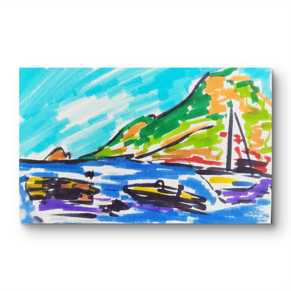 Sailboat at Port d'es Canonge