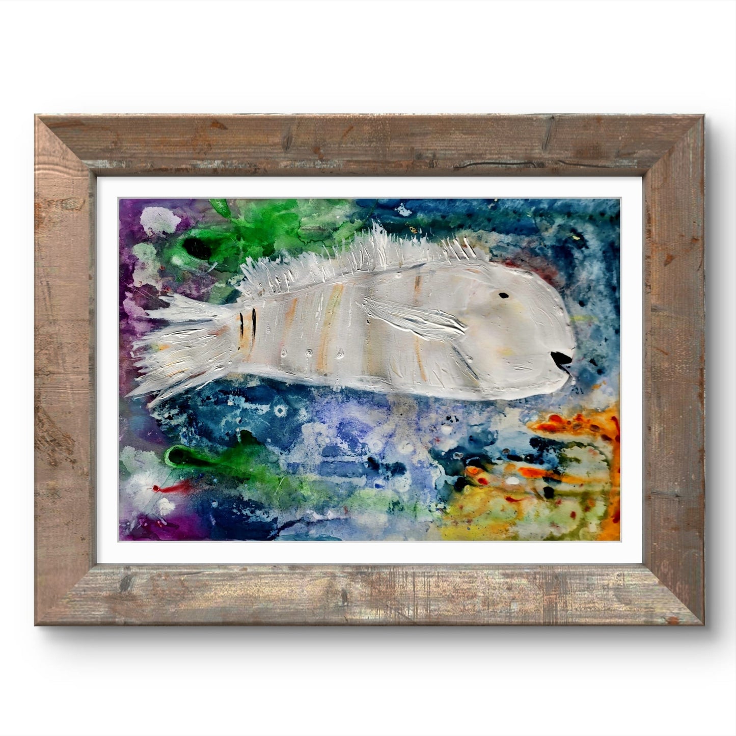 Pez Blanco Cromático