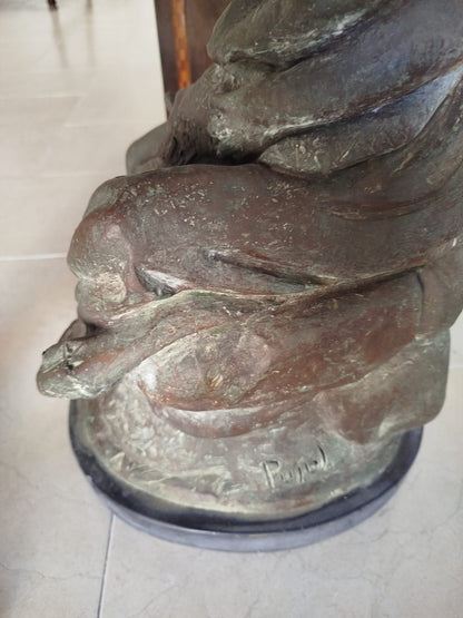 El Belén — Conjunto de 3 esculturas en bronce