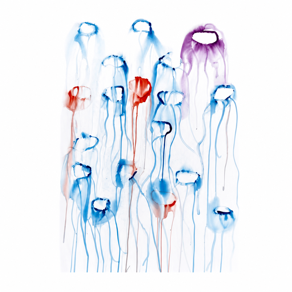 Bosque de Medusas II - Jaime Gost - acuarela original